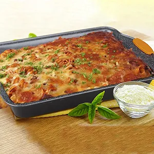 Ростер BERLINGER Haus Granit Diamond Line 36 см Black/Orange synthetic.ua - Фото 1