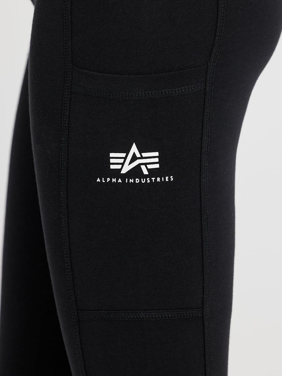 Леггинсы ALPHA INDUSTRIES Женские Pocket Wmn Черный, фото №5