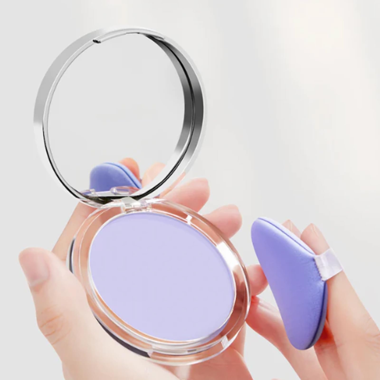 Пудра Caduola Lavender Matte Oil Control Compacto с Мини-Пуховкой 1 ШТ, фото №3