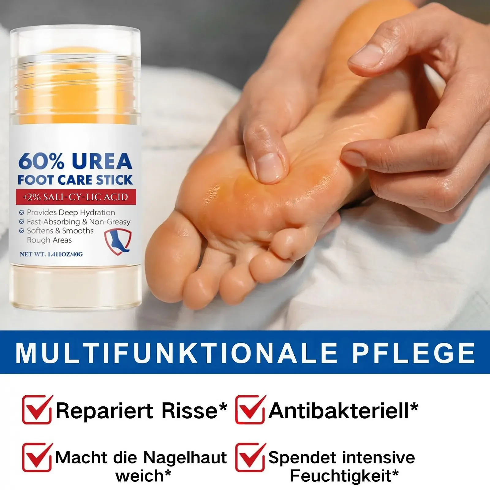 Стик-крем для ног увлажняющий против трещин, фото №6