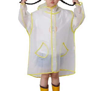 Дощовик Дитячий водонепроникний прозорий - Фото 1