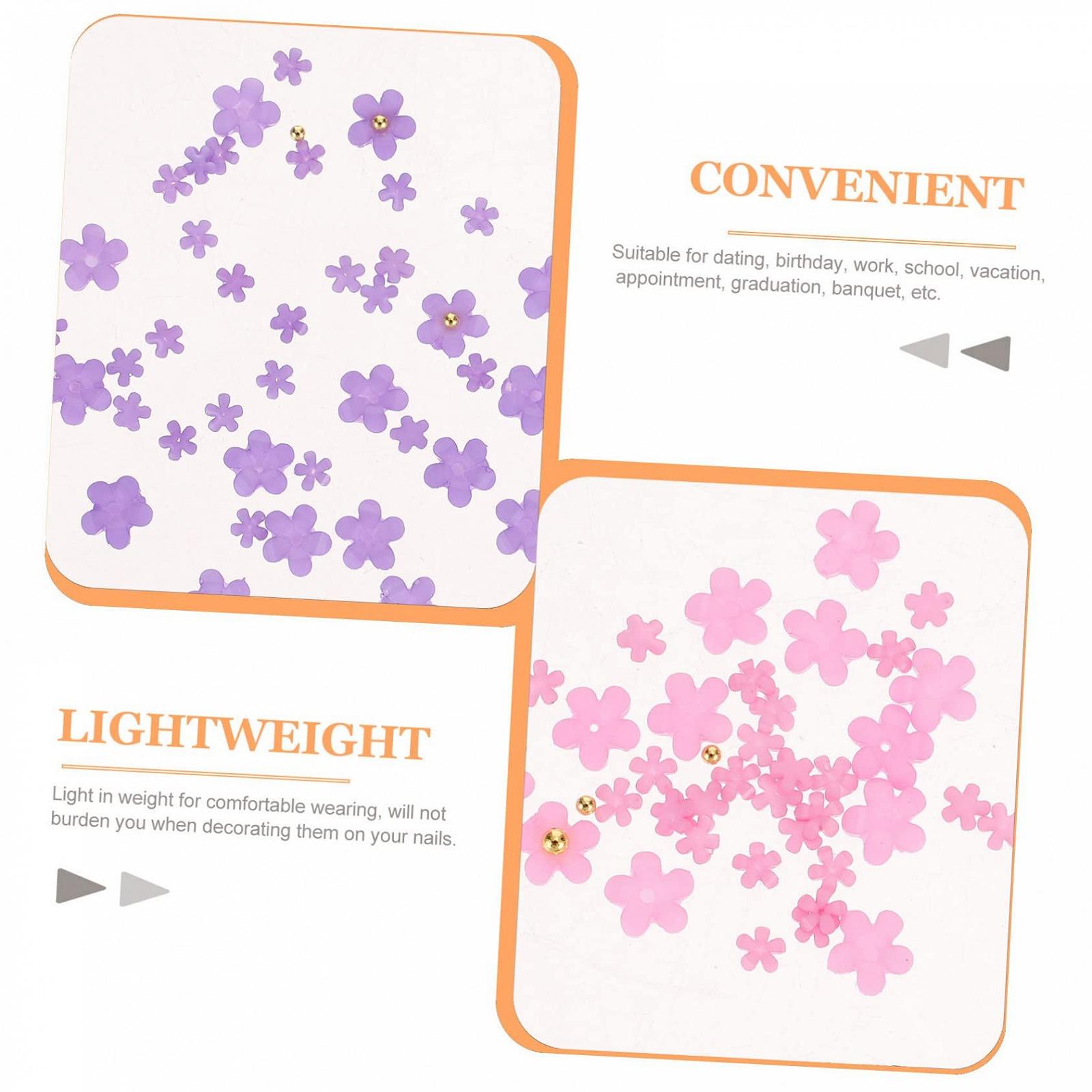 Цветы Листья для Ногтей PLAFOPE, 5 упаковок, фото №9