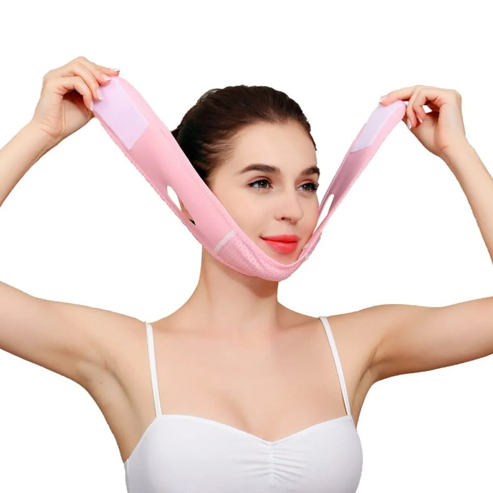 V-подібна Ліфтинг Маска V Shape для Підтяжки Обличчя, Зменшення Подвійного Підборіддя, фото №5