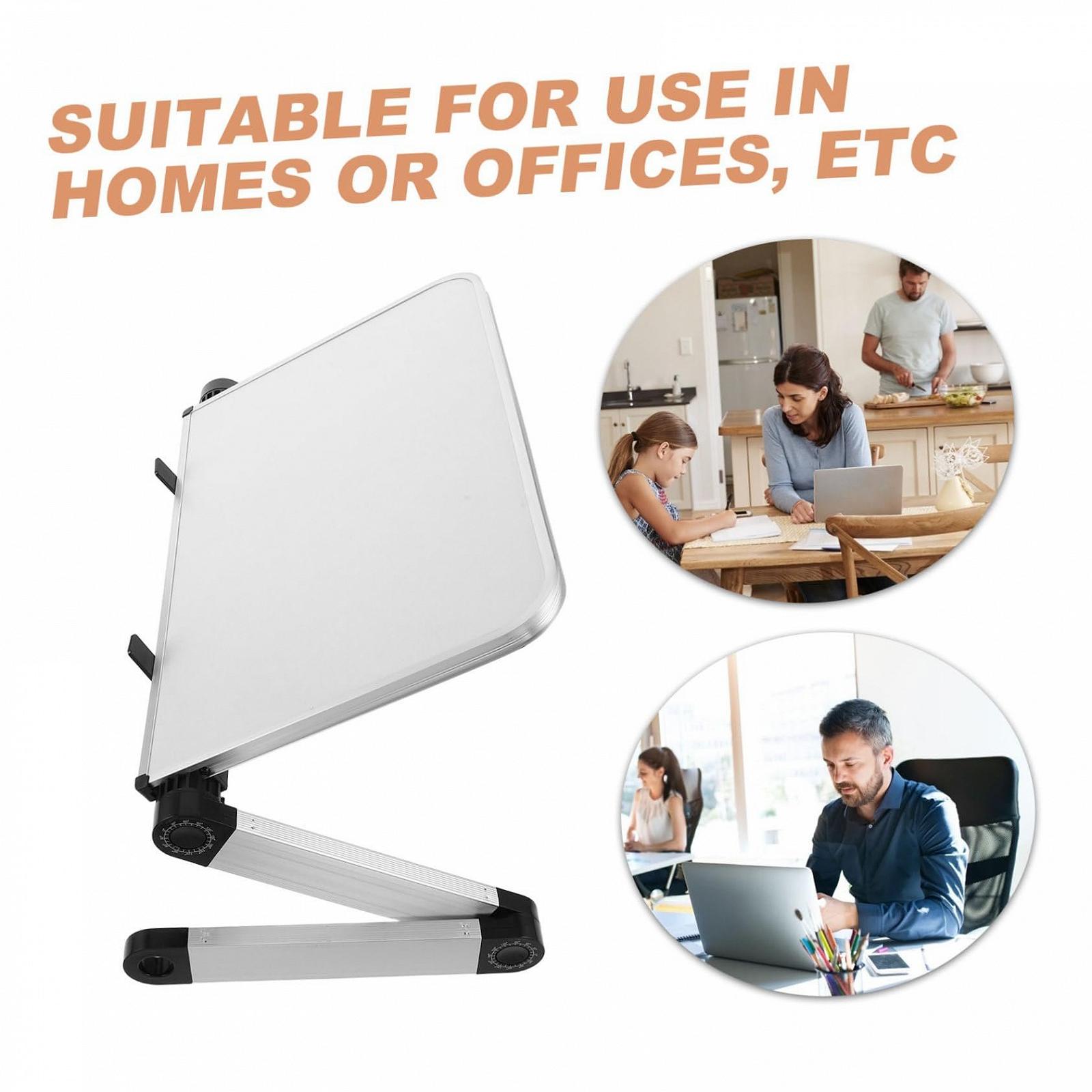 Регульована Портативна Підставка для Ноутбука Zerodeko з Підвищеною Основою для Покращеного Охолодження, фото №3