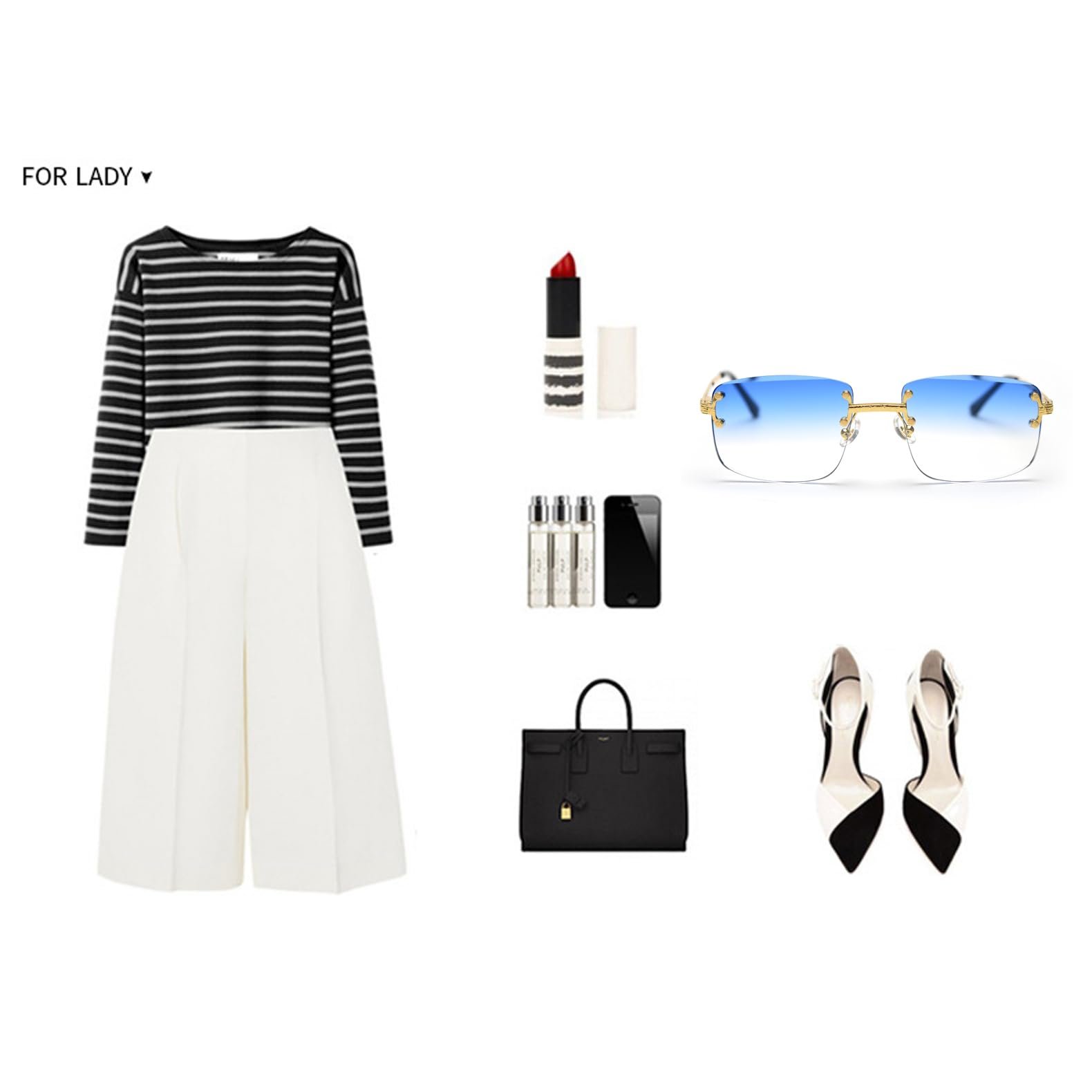 Без оправи Kachawoo Градієнтні сонцезахисні окуляри для жінок Ретро, фото №7