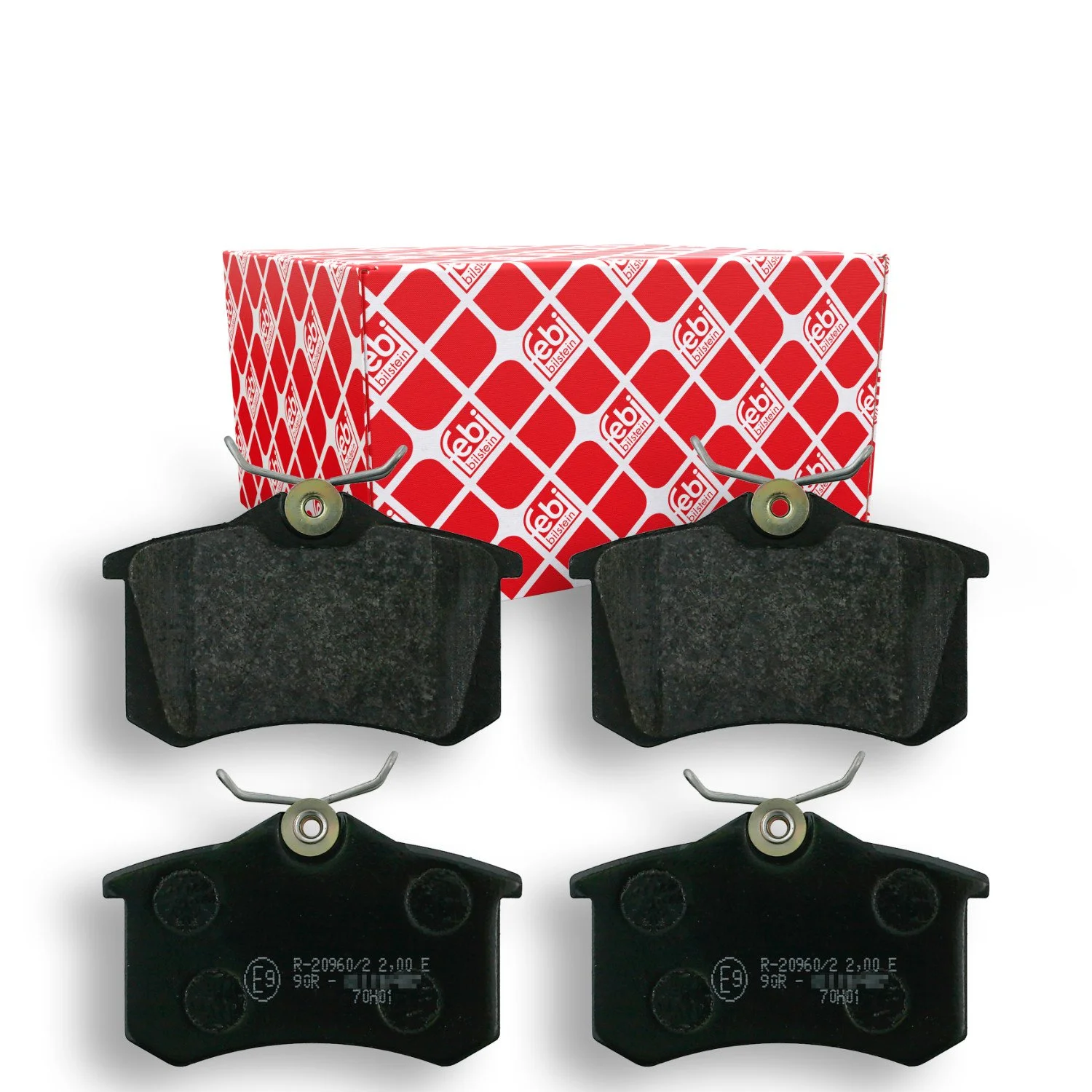Комплект гальмівних колодок, дискове гальмо FEBI BILSTEIN 16146 для AUDI CITROËN PEUGEOT SEAT, фото №1