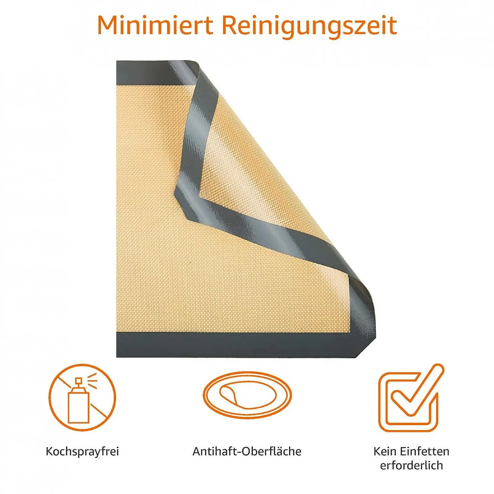 Силіконовий килимок для випікання Amazon Basics, фото №5