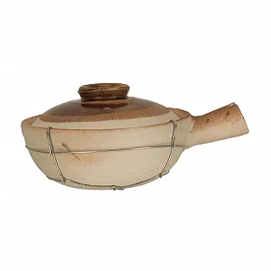 Кастрюля Ciieeo Terracotta Dutch Oven с толстой ручкой для азиатских блюд Terracotta - Фото 1