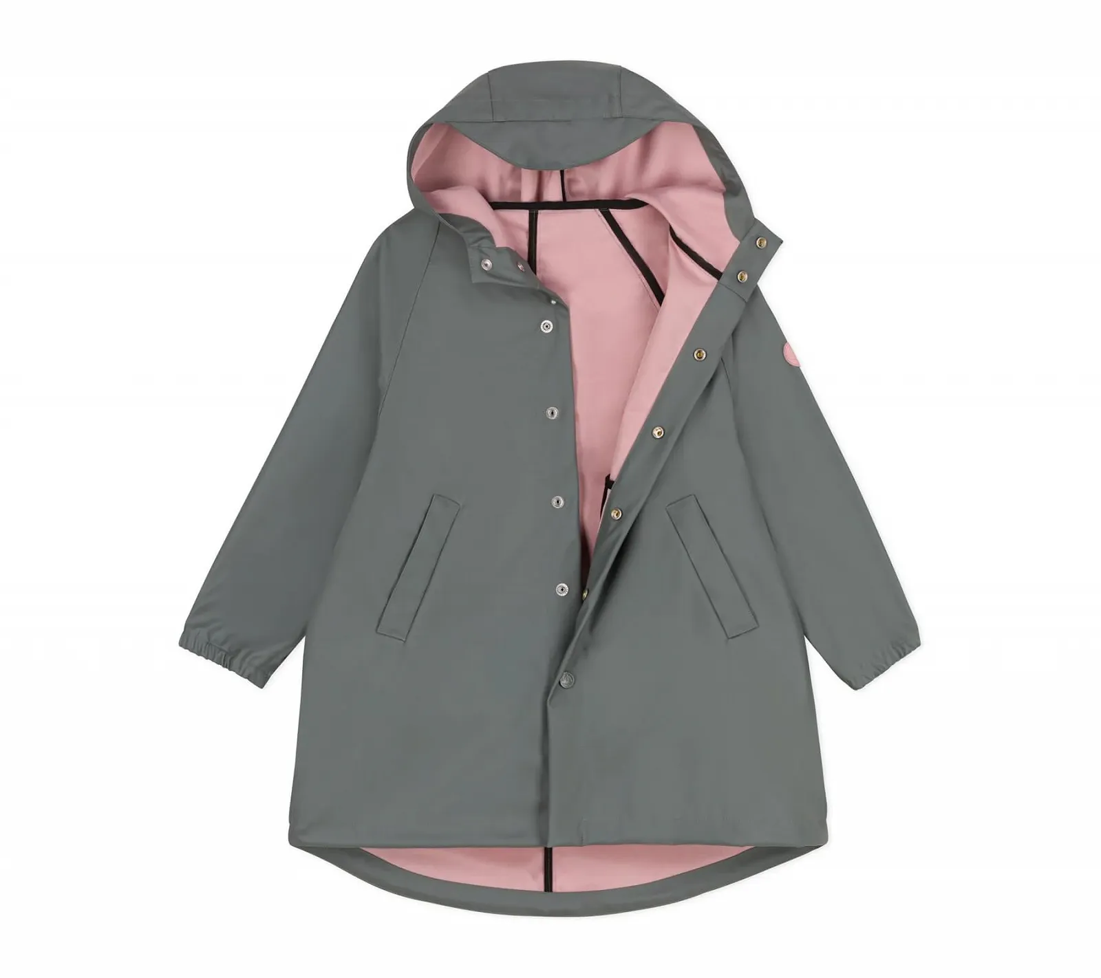 Длинный вощеный Petit Bateau для девочек, фото №3 Длинный вощеный Petit Bateau для девочек, фото №3