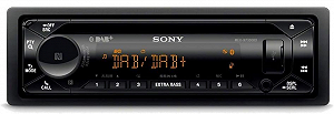 Автомагнитола Sony MEX-N7300BD / Bluetooth / NFC / USB / CD / AUX / DAB+ - Фото 1
