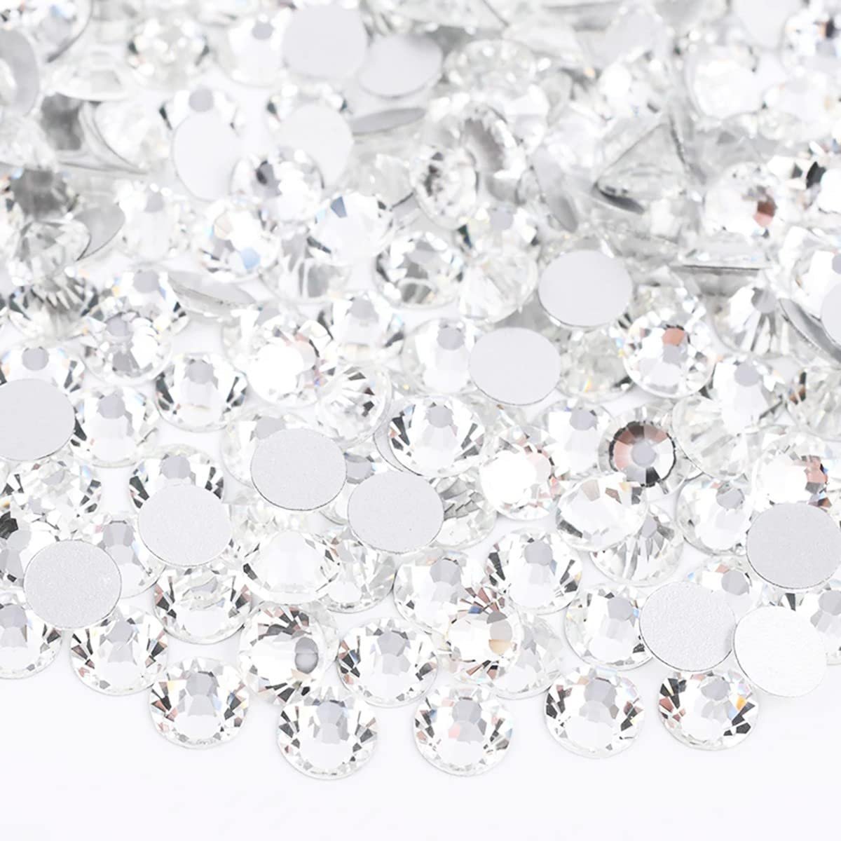 Кристали Білі SS10 2.8мм 2880шт Плоскі K9 Скло Круглі, фото №1