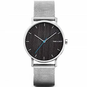 Дерев'яний годинник TAKE A SHOT Аналоговий 40 мм - Фото 1