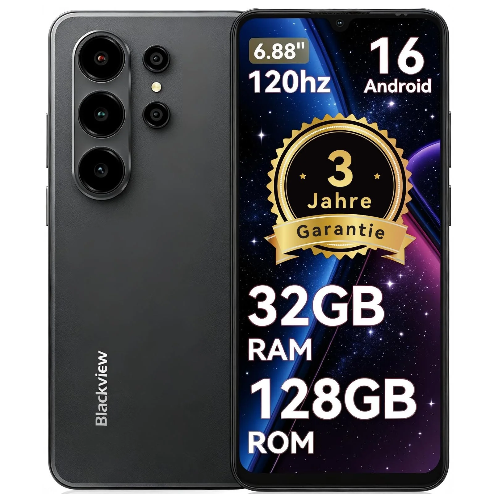 Смартфон Blackview Wave 10 6.88" 120 Гц 32/128 ГБ 5000 мАч, фото №1
