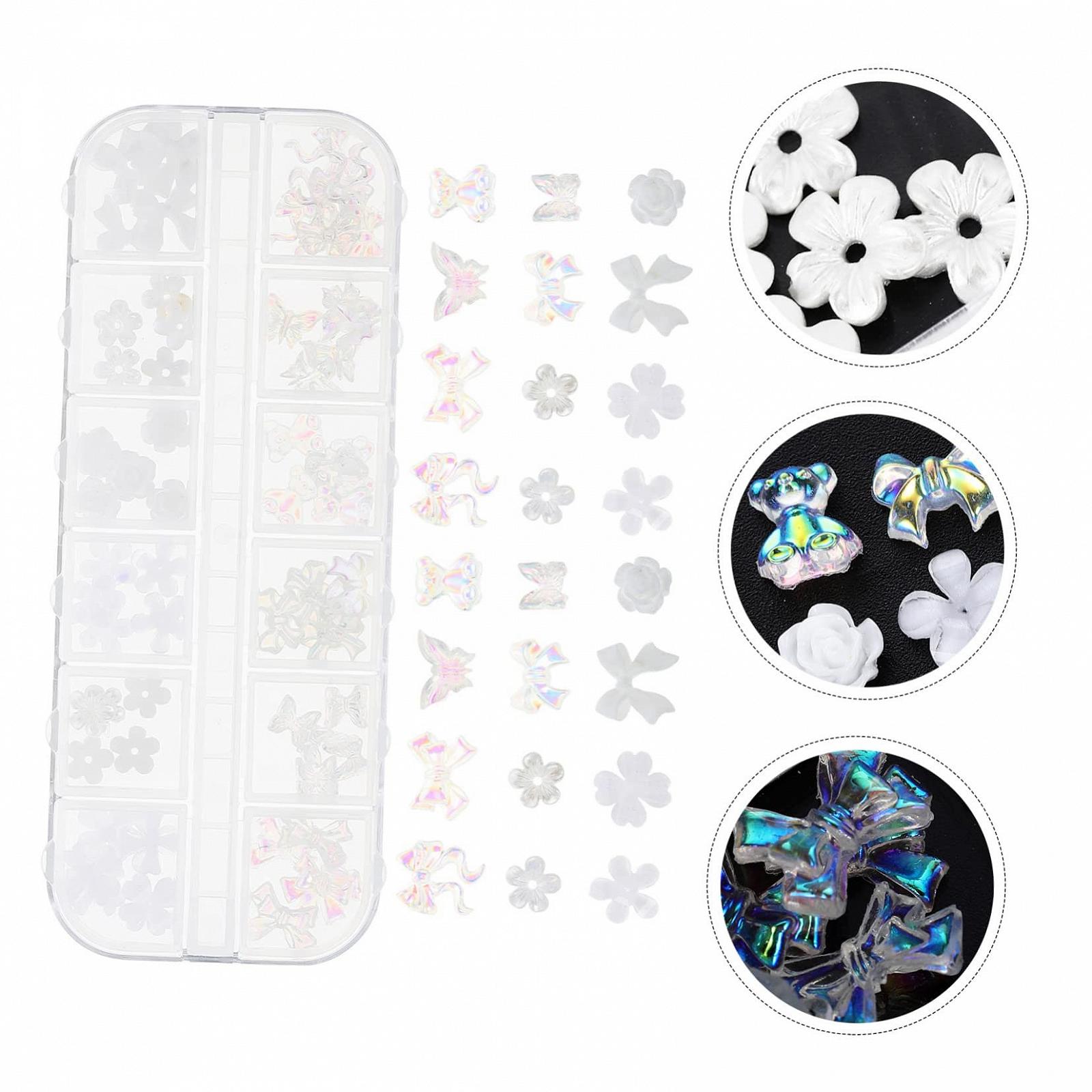 Прикраси для нігтів  WOONEKY Квіти, фото №8