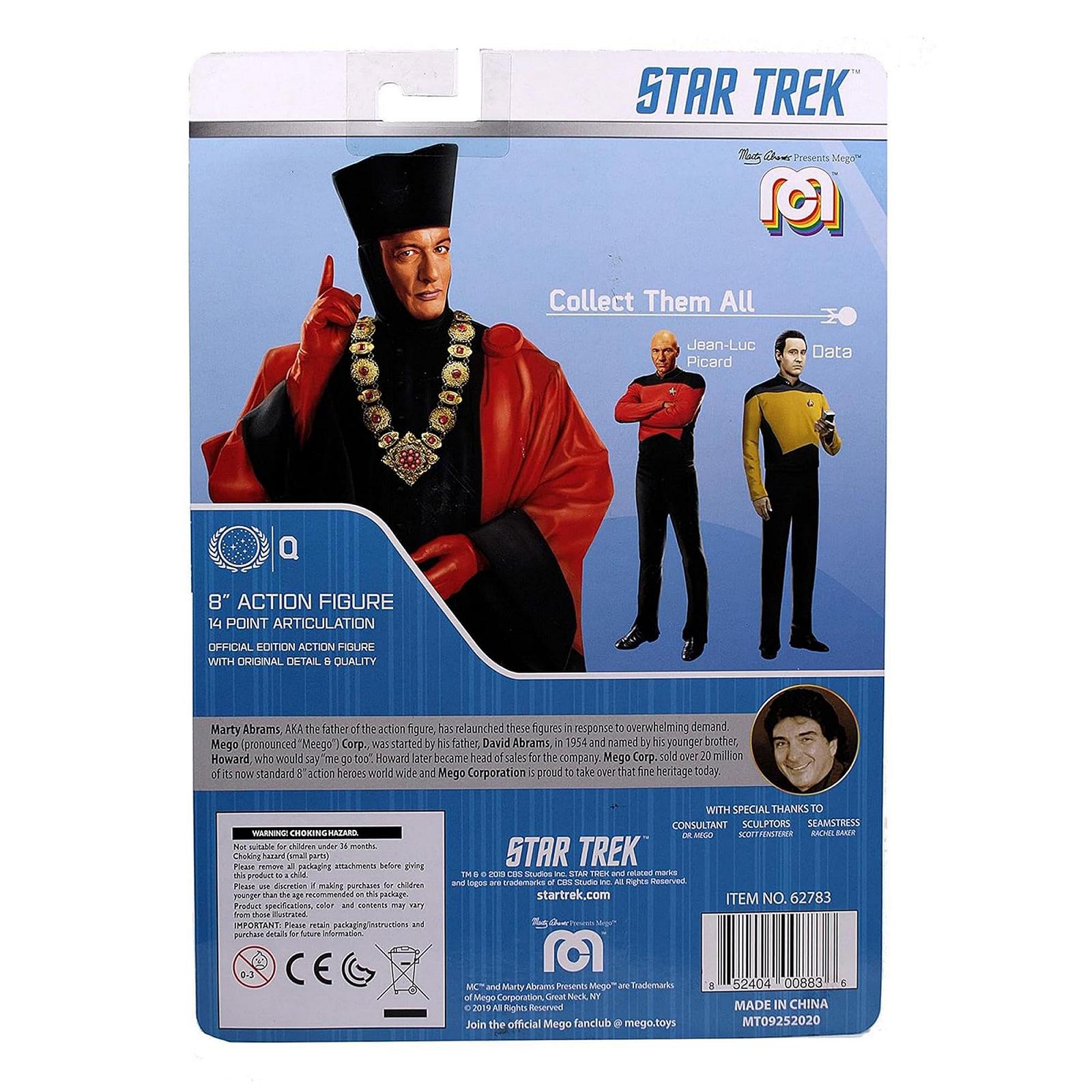 Фігурка Q Mego Star Trek: The Next Generation 20 см Різнокольоровий, фото №7