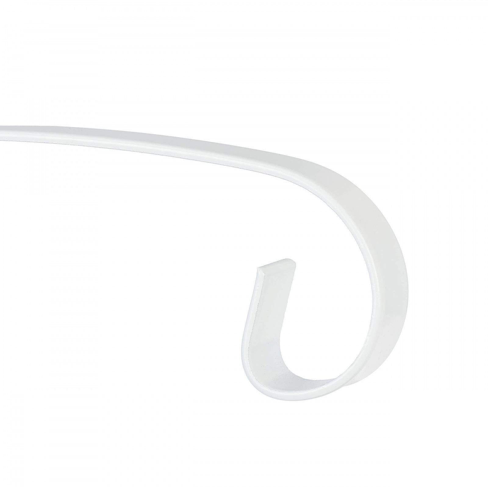 Кронштейн для підвісного кошика Relaxdays Snail 30 x 30,5 x 2 см залізний білий, фото №7