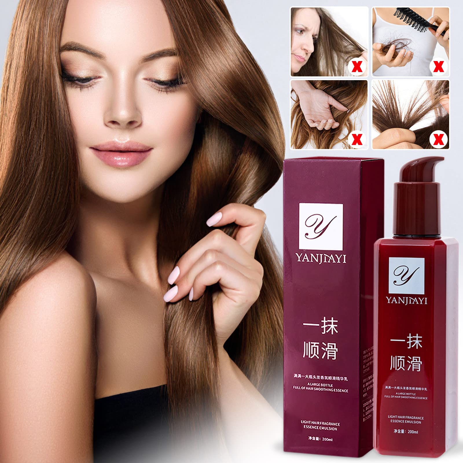 Кондиционер A Touch of Magic Hair Care Без смывания Для всех типов волос Кератиновый 200 мл, фото №2