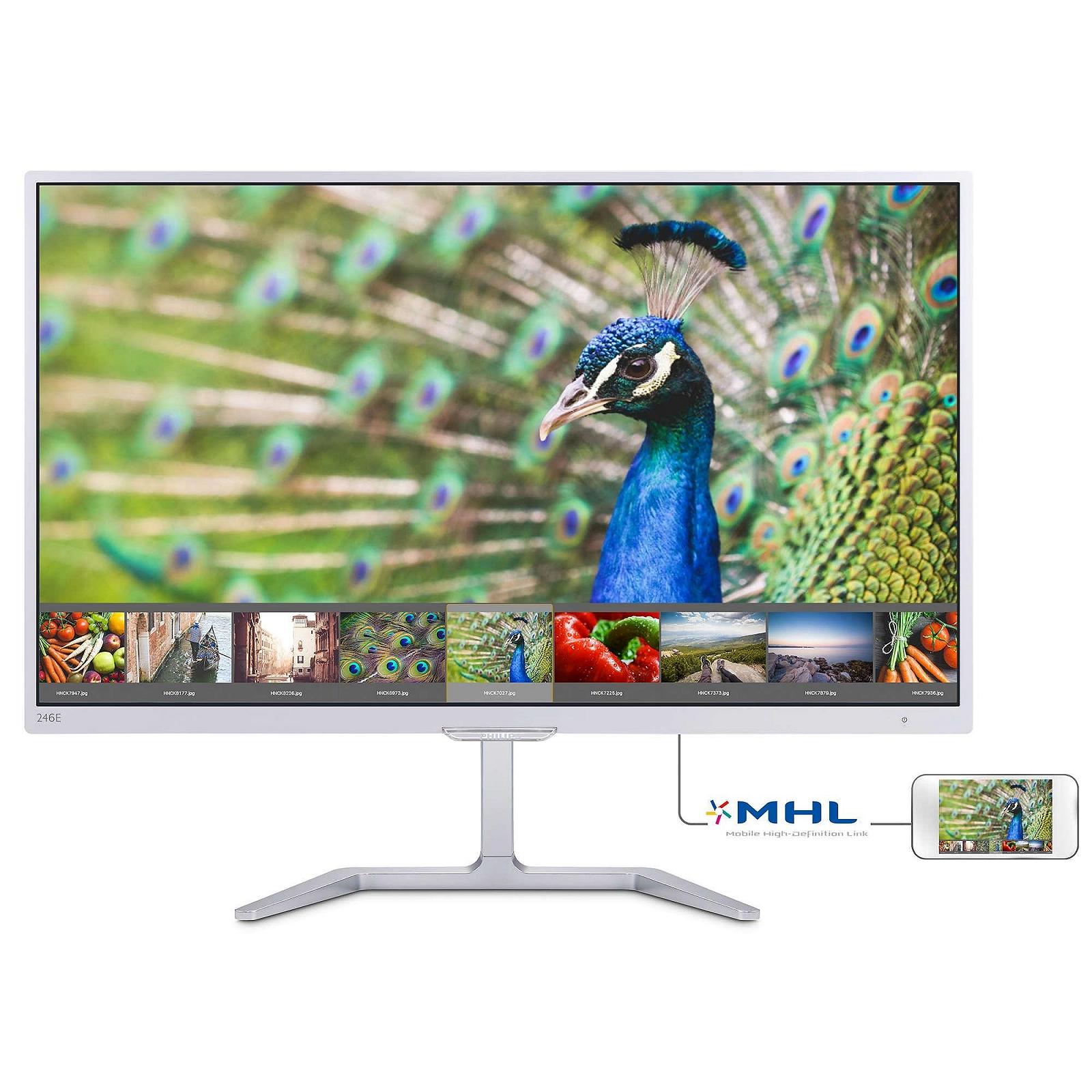 Монитор Philips PLS 23.6'' Full HD 246E7QDSW 01, фото №6