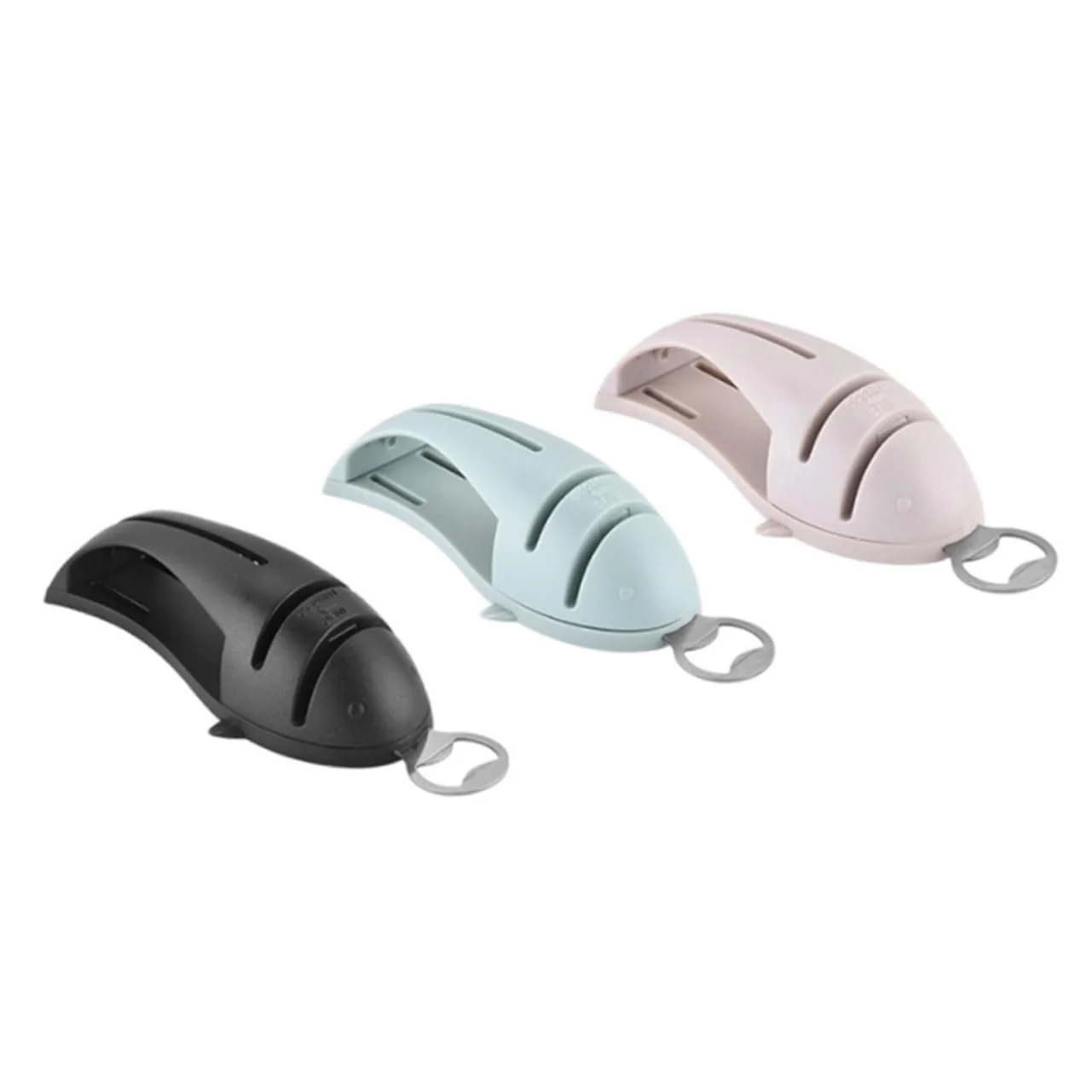 Точилка для ножей ABOOFAN многофункциональная с открывалкой Pink, фото №3