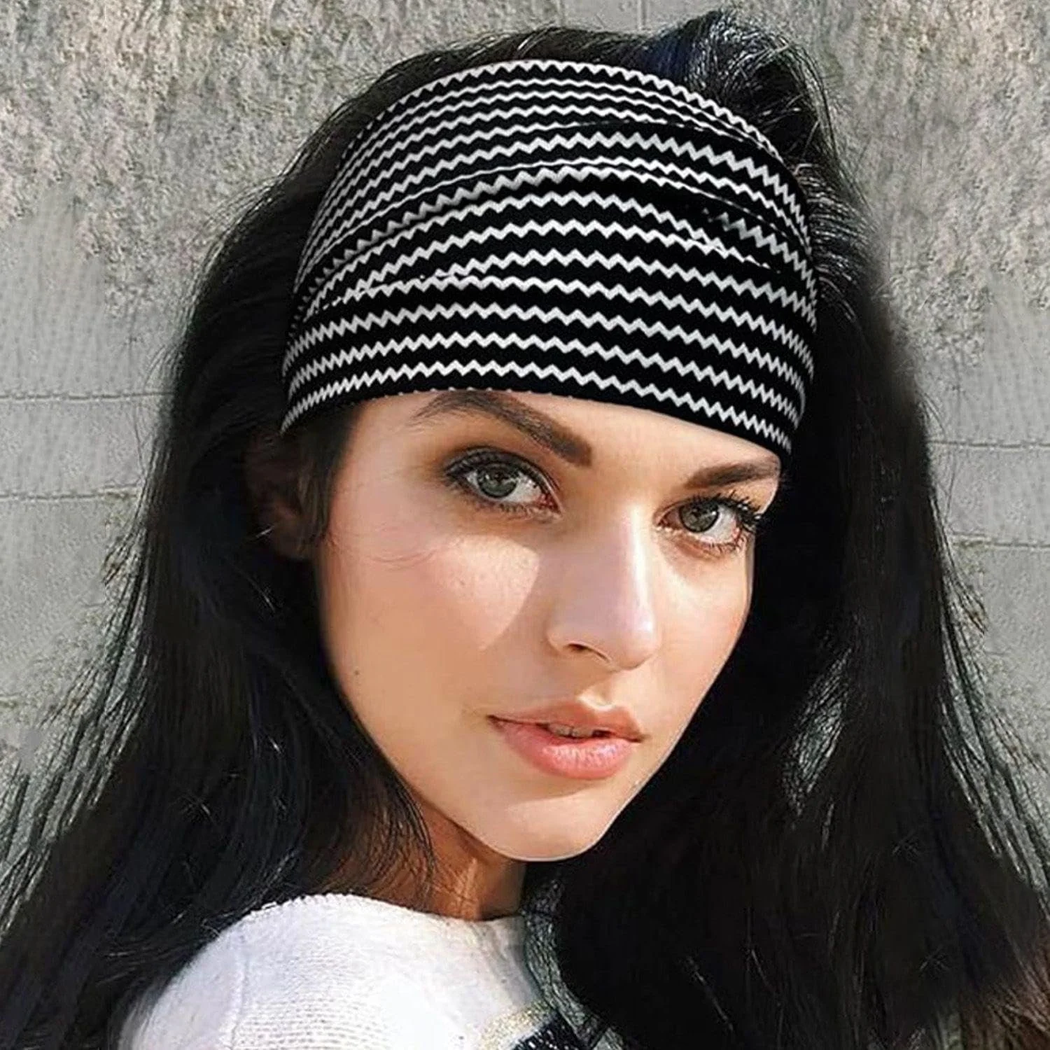 Пов'язка на голову Широка для жінок, фото №4 Пов'язка на голову Широка для жінок, фото №4