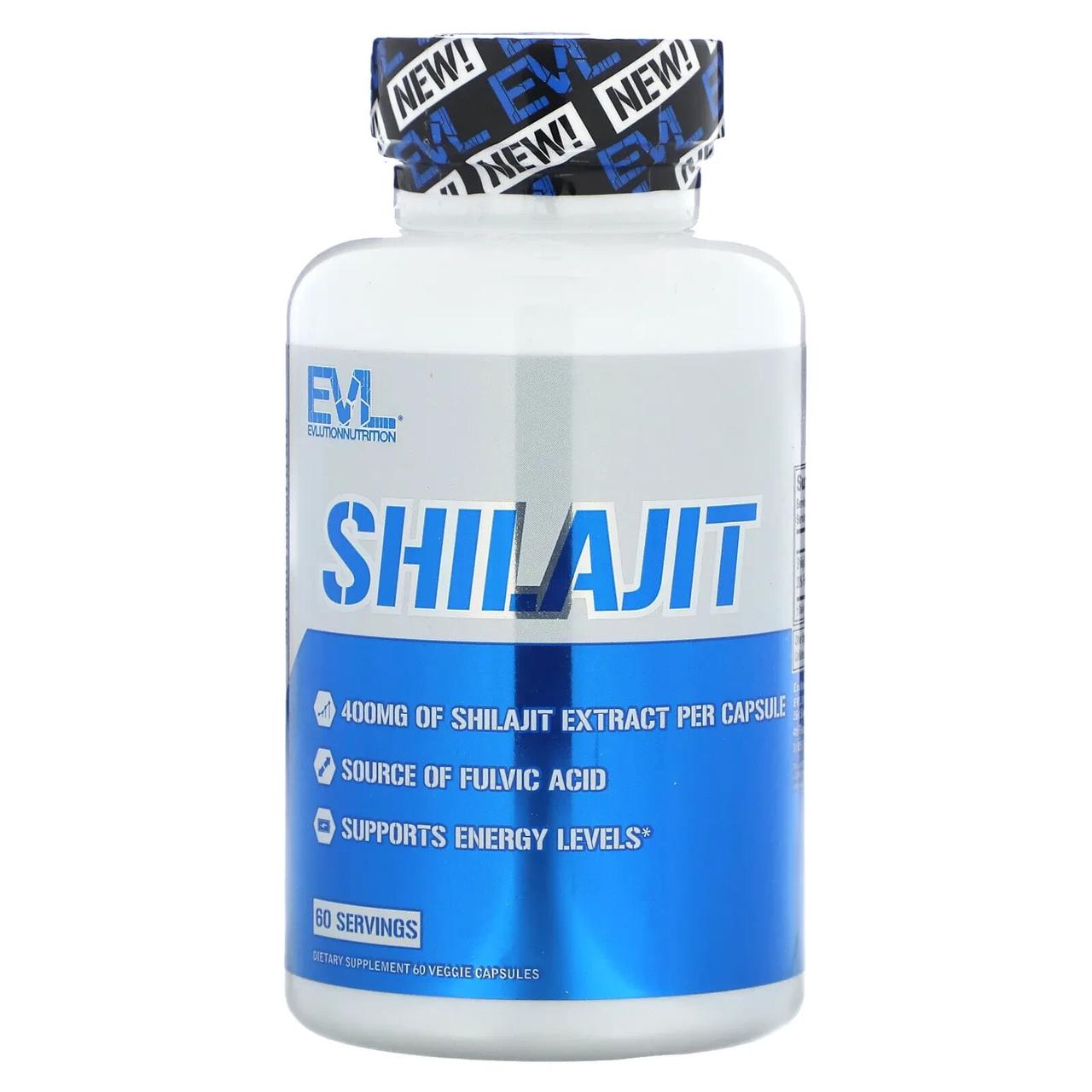Мумие Evlution Nutrition Shilajit 60 Veggie Capsules, фото №1