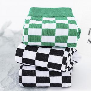 Носки AKAMAS Черно-белая шахматная доска 5 пар synthetic.ua - Фото 1