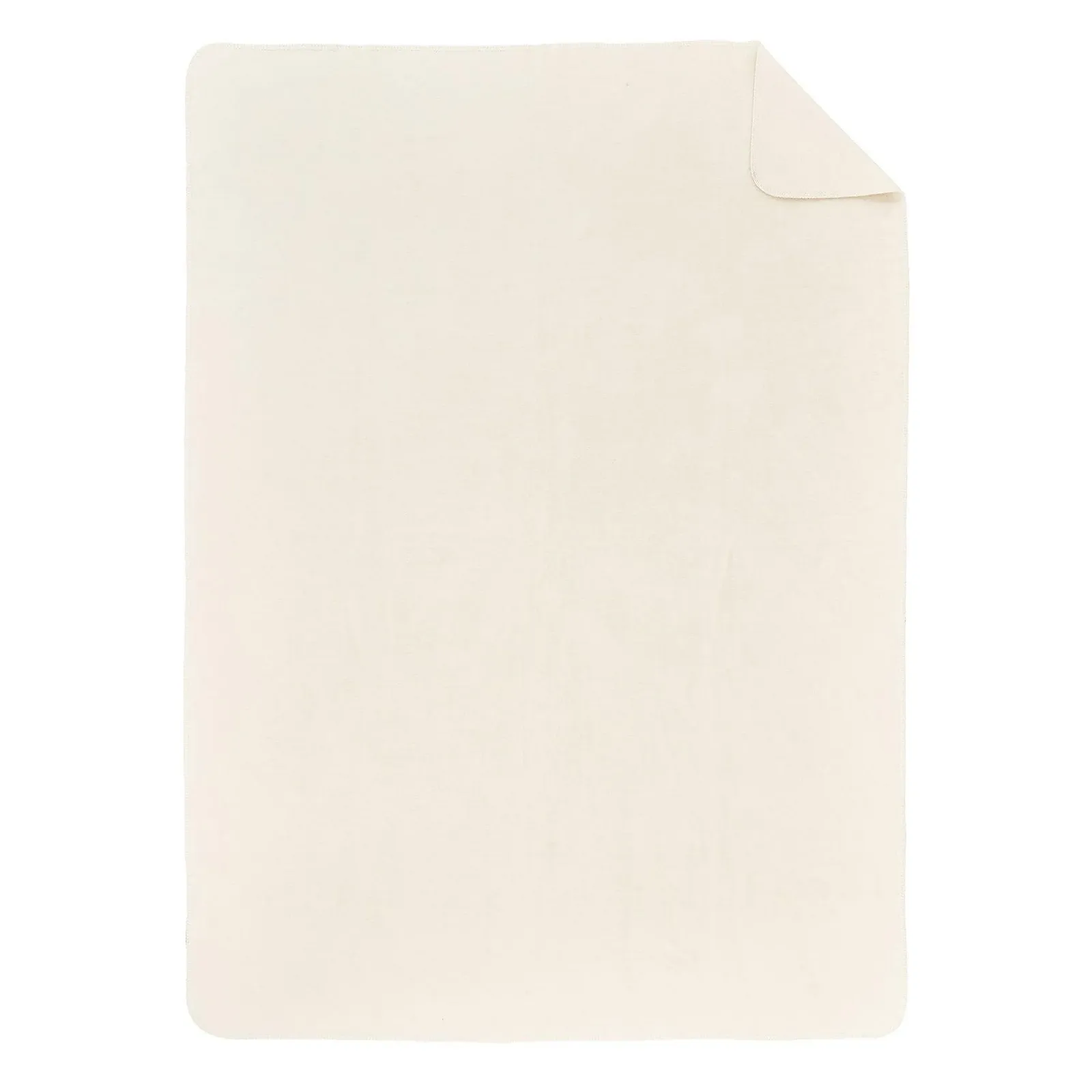 Одеяло Ibena Malaga Organic Wool Хлопок, шерсть белый 150 x 200 см, фото №4