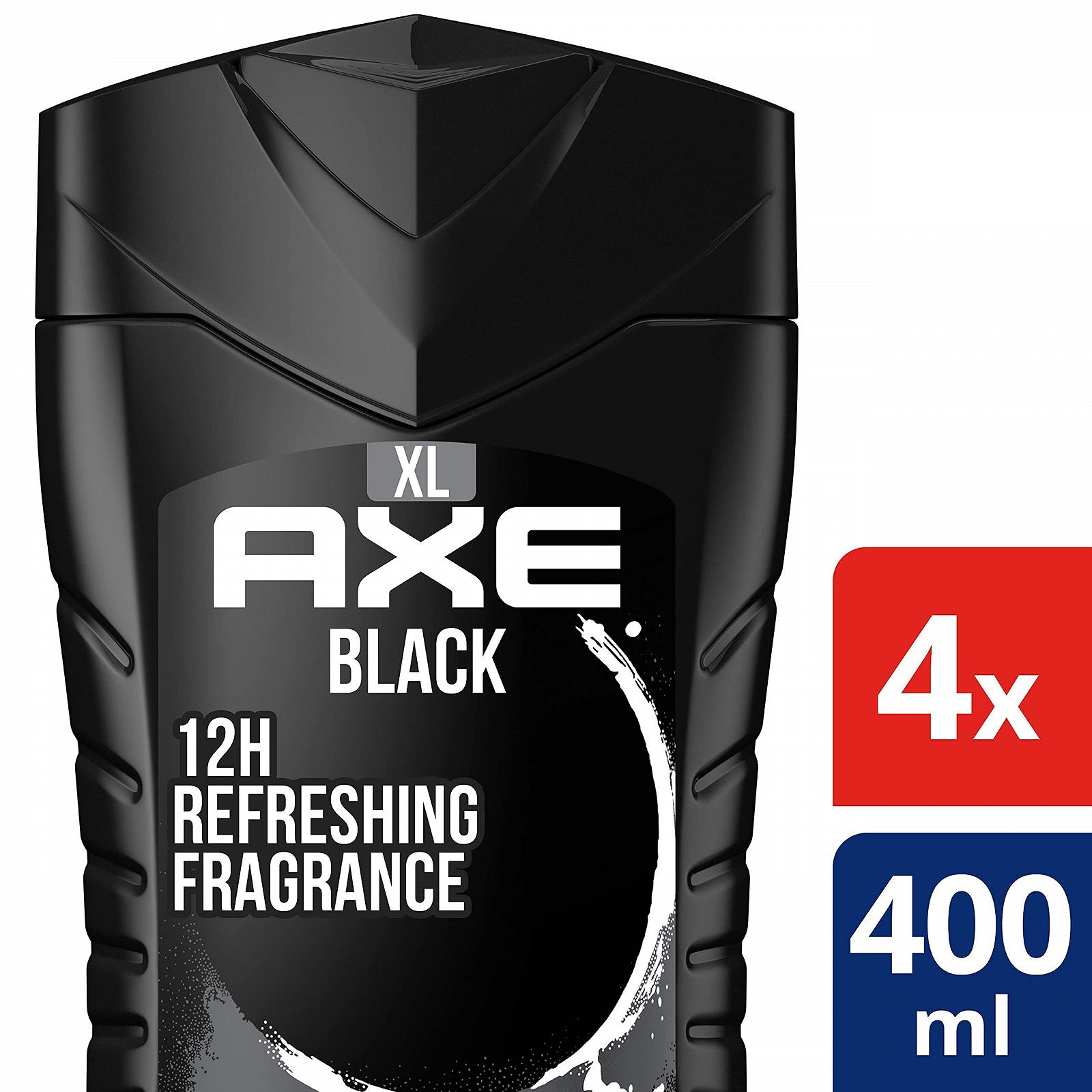Гель для душу та шампунь AXE 3-in-1 Black XL 4 шт, фото №2