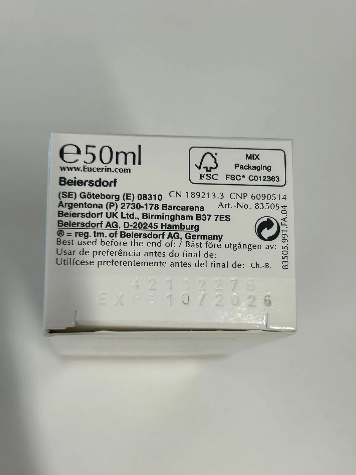 Денний крем Eucerin Even Brighter Pigment Reducing SPF30 50 мл, фото №5