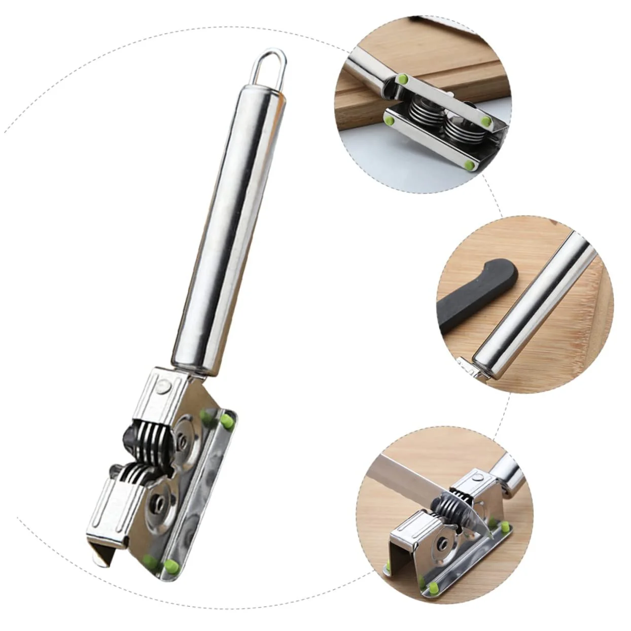 Точилка для ножей универсальная нержавеющая сталь эргономичная серебристая, фото №5