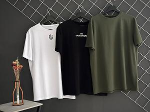 Комплект із трьох футболок Патріот Біла Герб Чорна I'm Ukrainian Хакі Карта - Фото 1