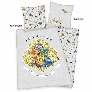 Комплект детского постельного белья Herding Harry Potter 135 x 200 см 100% хлопок/Renforcé Grey synthetic.ua - Фото 1