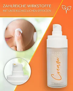 Денний крем для обличчя Hyaluronic Cream Face Vegan Антивіковий з органічною трояндовою водою, бакучіолом та екстрактом куркуми synthetic.ua - Фото 1