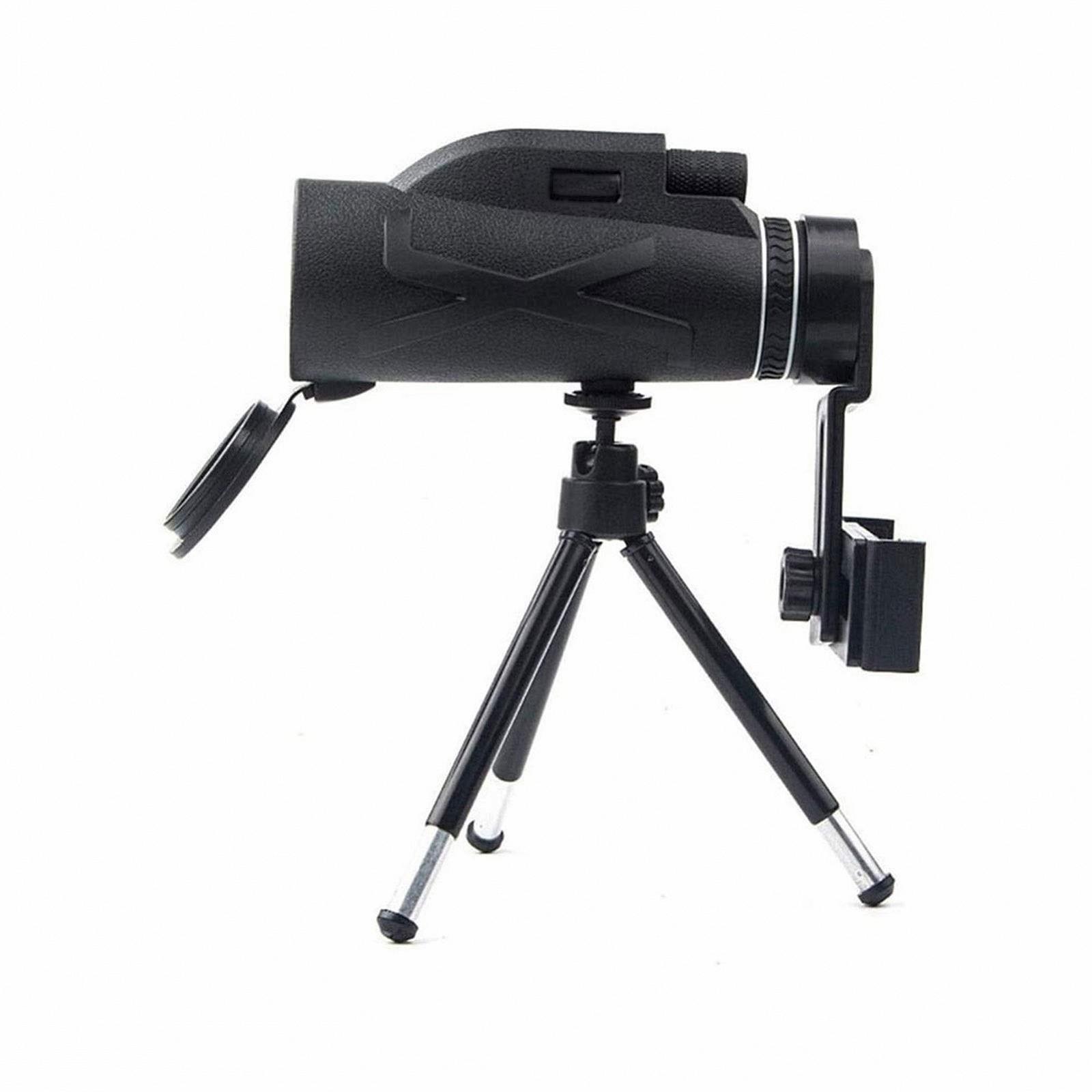 Монокуляр QHYTL 80 x 100 з удосконаленим штативом водонепроникний зум-телескоп BAK4 Prism Dual Focus, фото №1