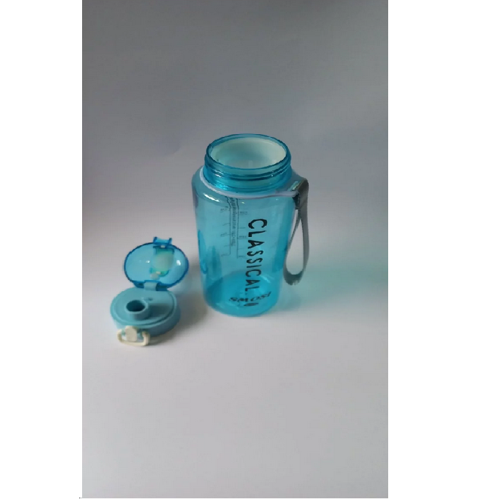 Пляшка-поїлка з фільтром Classical пластикова об'єм 800мл блакитна, фото №3 Пляшка-поїлка з фільтром Classical пластикова об'єм 800мл блакитна, фото №3