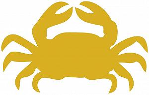 Наклейка на стіну Samunshi Cancer тварини матова - Фото 1