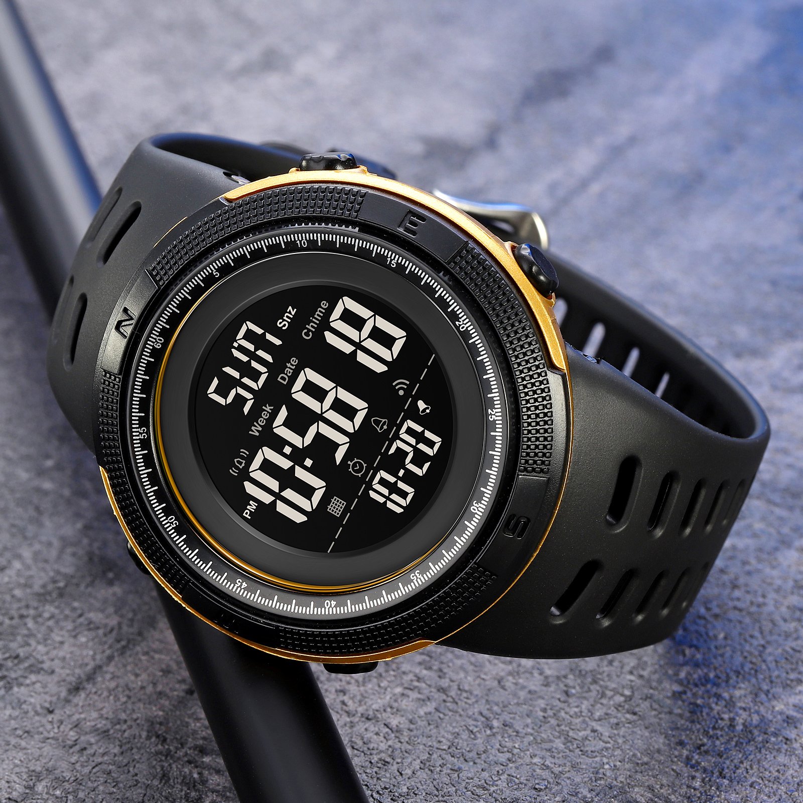 Годинник Skmei 2070BKGD Black-Gold, фото №4