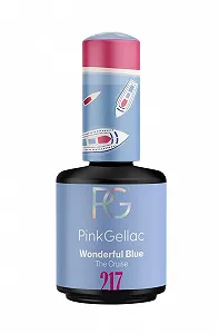 Купить Гель-лак Pink Gellac 217 Wonderful Blue, 15 мл, синий - Фото 1 Гель-лак Pink Gellac 217 Wonderful Blue, 15 мл, синий - Фото 1
