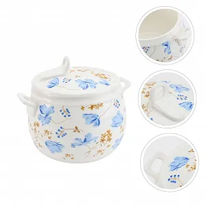 Кастрюля керамическая Orchid Design с крышкой термостойкая synthetic.ua - Фото 1