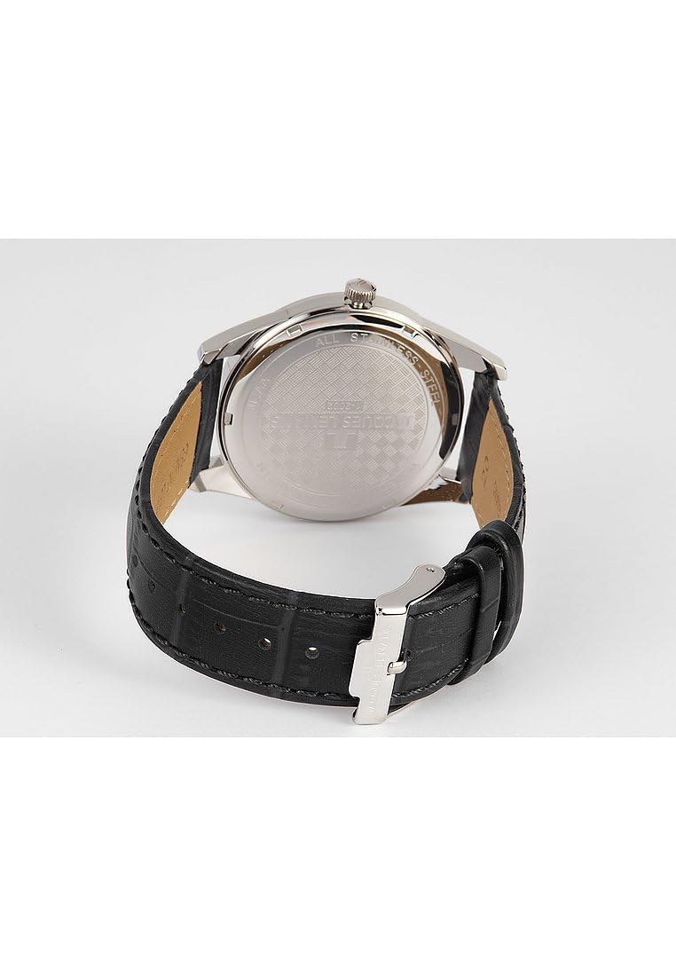 Мужские часы JACQUES LEMANS Кожаный ремешок Цельная нержавеющая сталь 1-2002B Черный, Ремешок, фото №6 Мужские часы JACQUES LEMANS Кожаный ремешок Цельная нержавеющая сталь 1-2002B Черный, Ремешок, фото №6