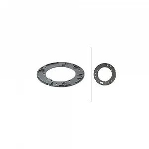 Подкладка, проблесковый маячок HELLA 9GD 856 562-001 для MERCEDES-BENZ SCANIA VW - Фото 1