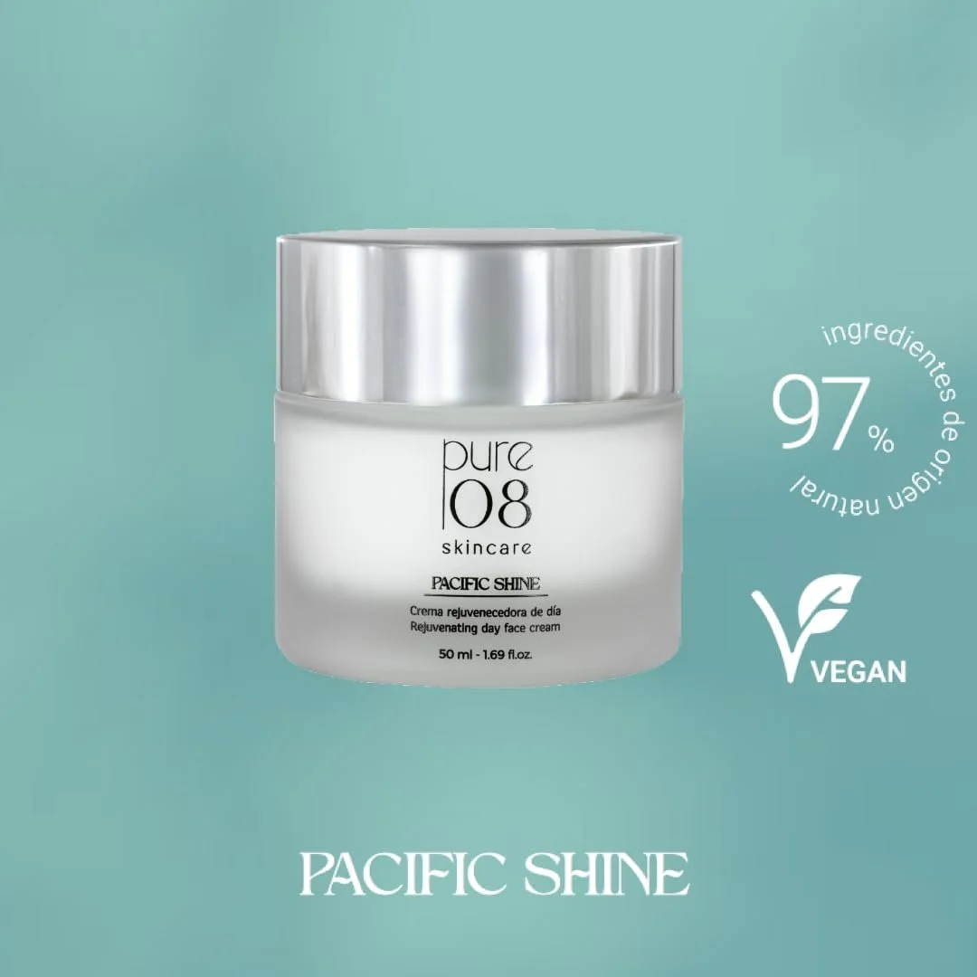 Денний крем 08PURE Skincare Pacific Shine омолоджувальний з морськими біоферментами, центеллою азіатською та гіалуроновою кислотою 50 мл, фото №7 Денний крем 08PURE Skincare Pacific Shine омолоджувальний з морськими біоферментами, центеллою азіатською та гіалуроновою кислотою 50 мл, фото №7