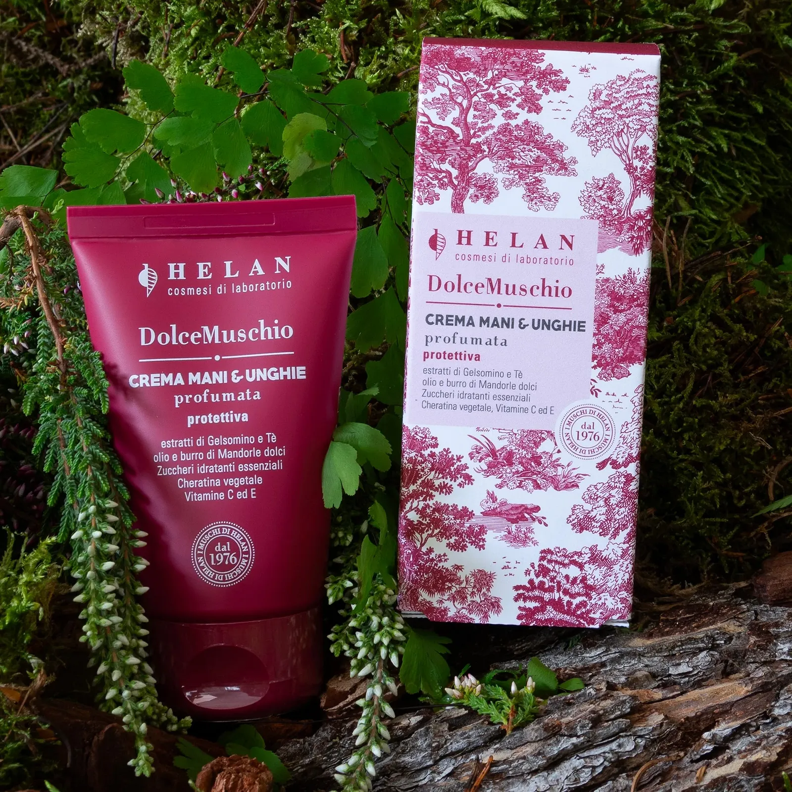 Крем для рук Helan Dolce Muschio відновлюючий для сухої та потрісканої шкіри, фото №3