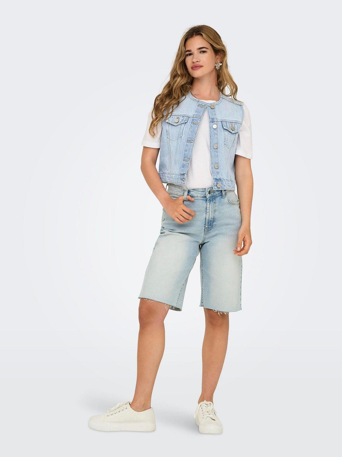 Жіночий Джинсовий Жилет ONLY ONLFELIZ, фото №5