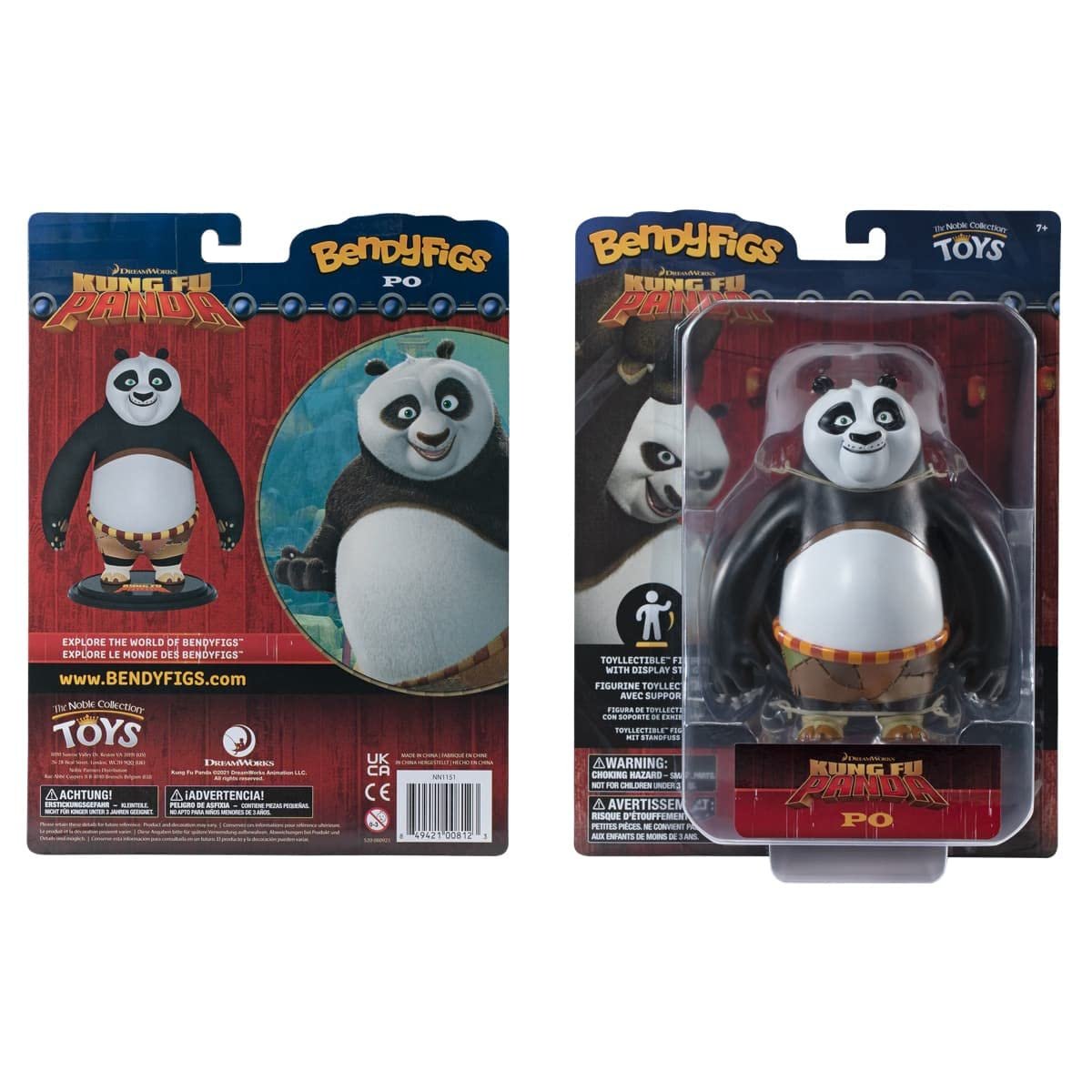 Фигурка BendyFigs Kung Fu Panda Po Ping, 15 см, фото №2