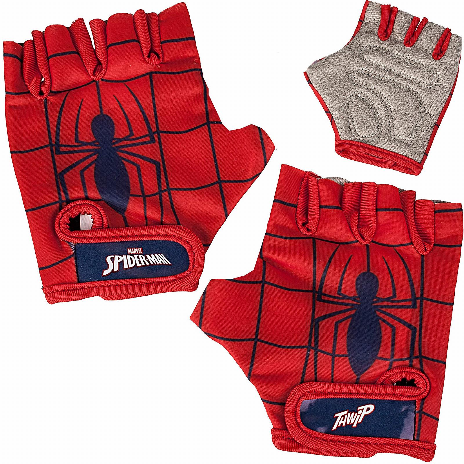Детский Шлем Spyderman Размер 52-56 + Велосипедные Перчатки, фото №5