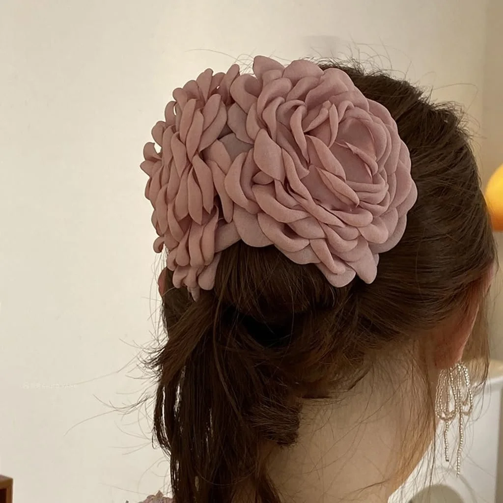 Заколка для волос Yjcnelcr с розами для женщин, шпилька для волос, украшение для волос для девочек, фото №7