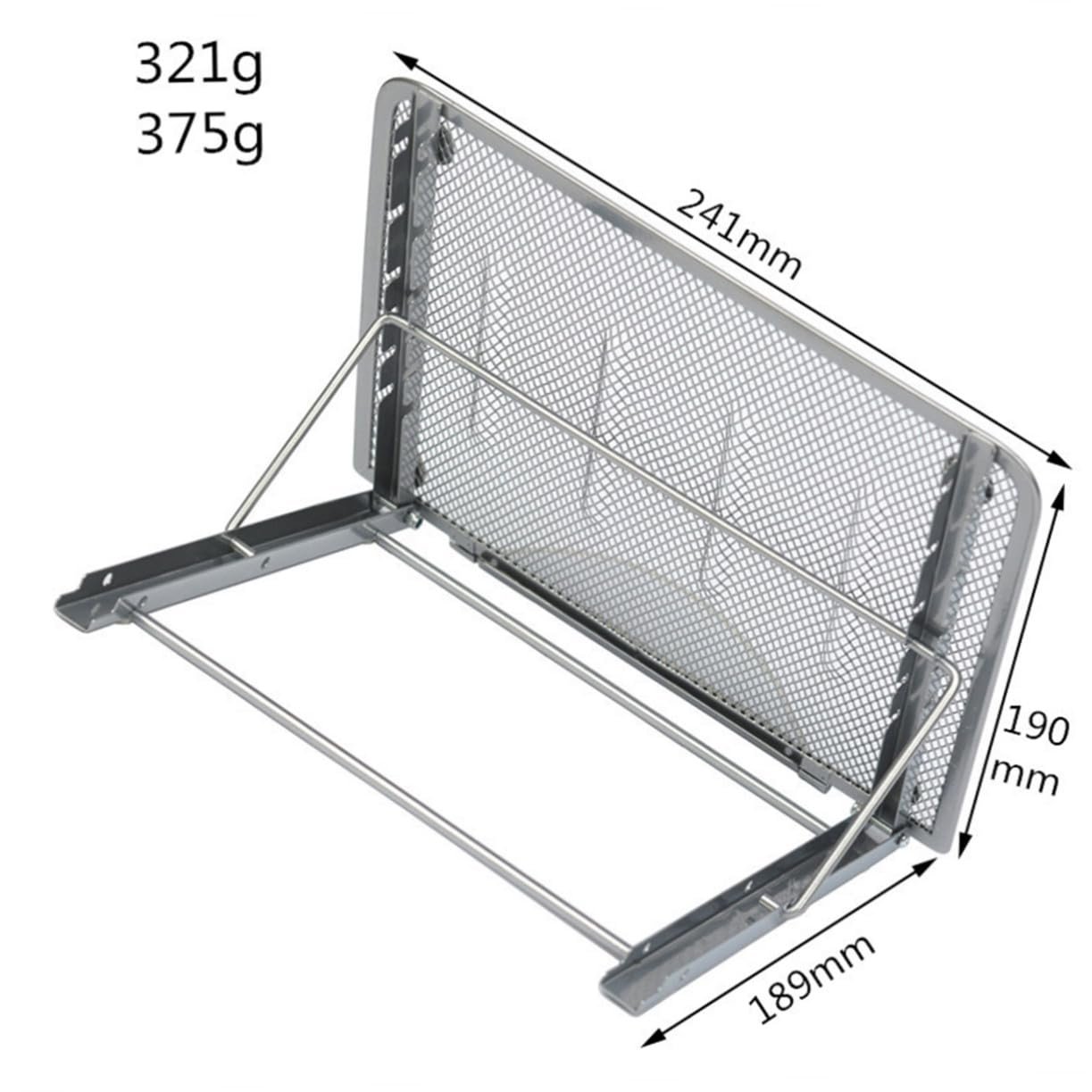 Подставка для ноутбука и планшета Homoyoyo Многофункциональная складная Регулируемая по высоте Черный, фото №5