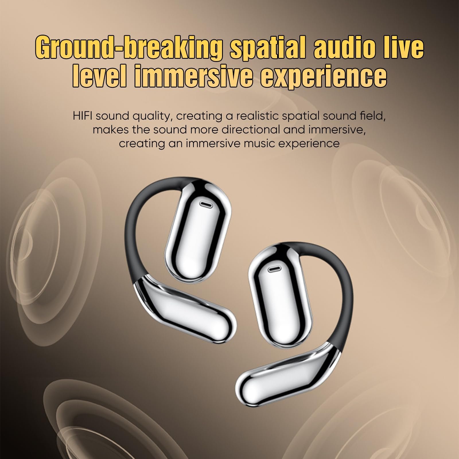 Наушники-переводчики Bluetooth 3-в-1 Ai, 135 языков, поддержка воспроизведения музыки и звонков, фото №7