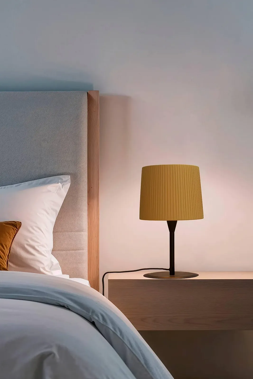 Настільна лампа Samba E27 Ø215x160xØ190 Чорна/Жовта, фото №2